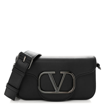 Valentino Garavani Calfskin Monochrome Vlogo Mini Loco Shoulder Bag Black 1 of 15