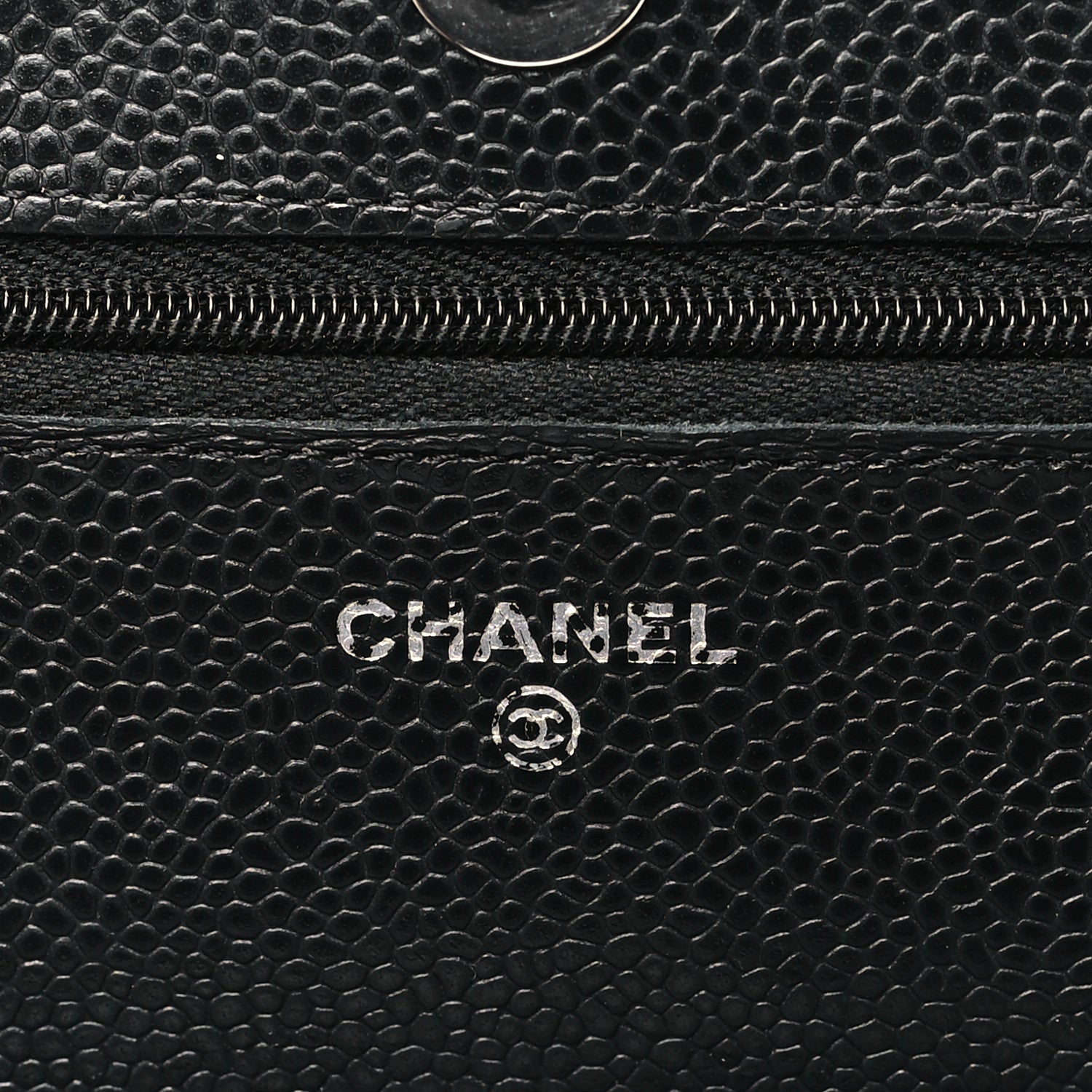 Chanel Caviar Quilted Wallet on Chain WOC Black 6 of 15