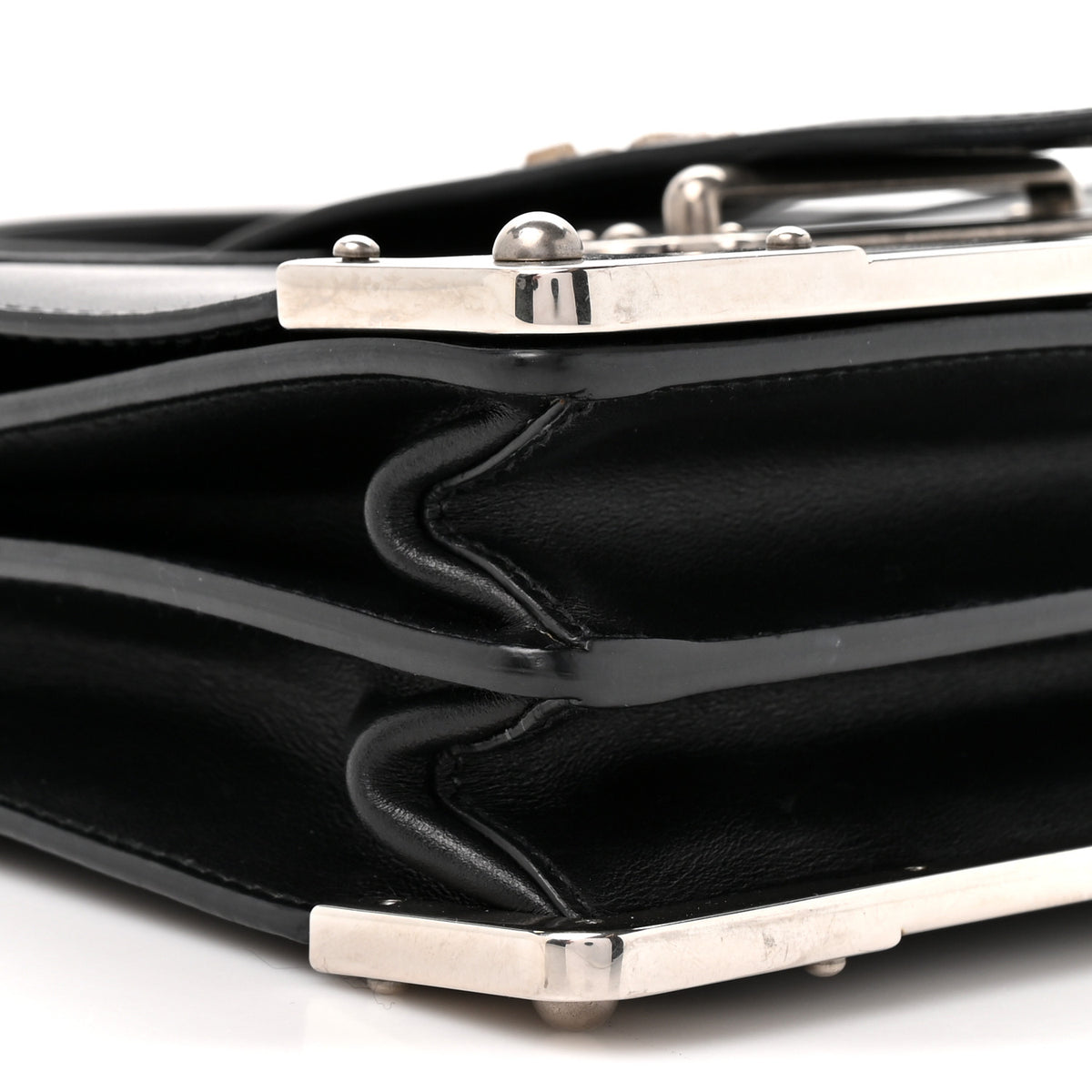 City Calf Saffiano Cahier Bag Black