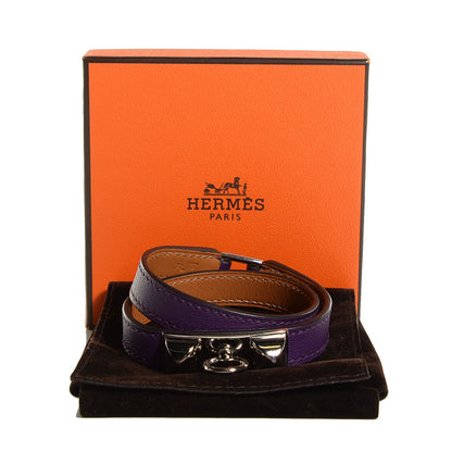 Hermes Veau Swift Rivale Bracelet S Ultraviolet 4 of 9