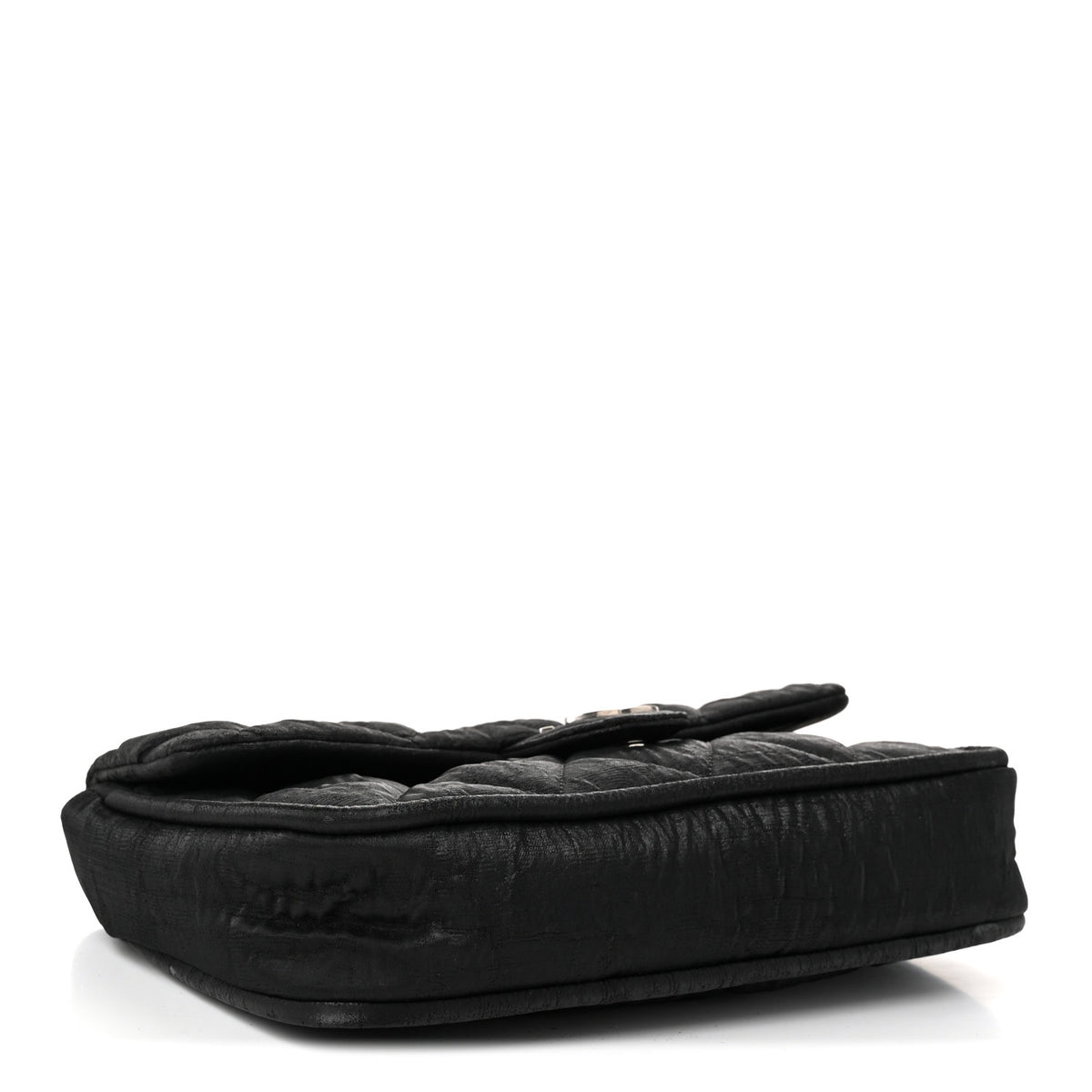 Chanel Coated Canvas Quilted Le Marais Flap Black 4 of 10