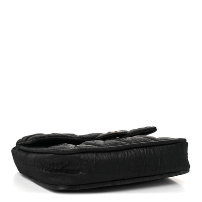 Chanel Coated Canvas Quilted Le Marais Flap Black 4 of 10
