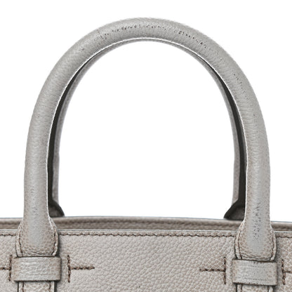 Tom Ford Pebbled Calfskin Jennifer Zip Tote Grey 7 of 10