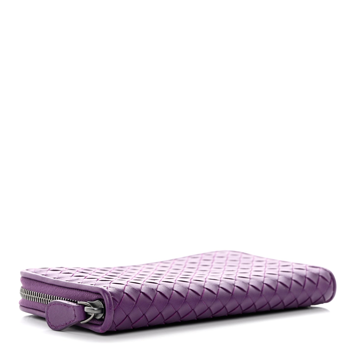 Nappa Intrecciato Zip Around Wallet Monalisa