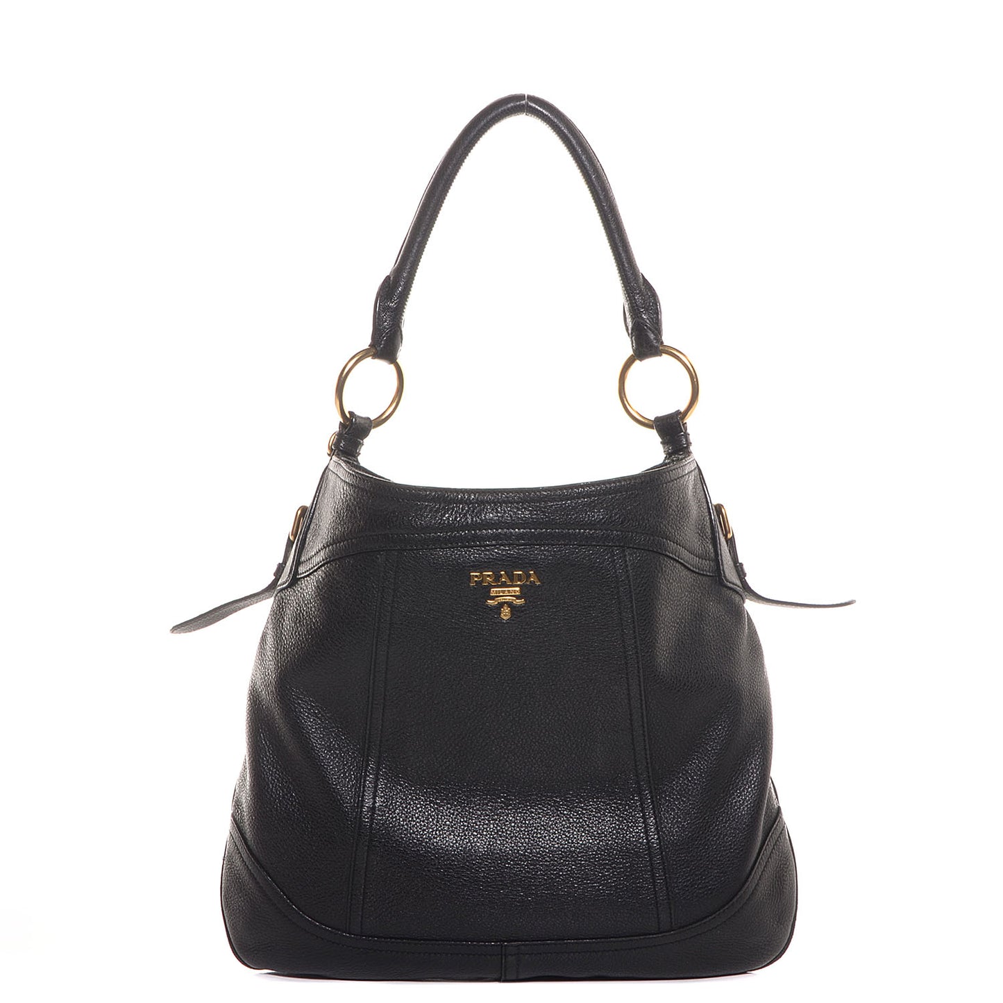 Vitello Daino Hobo Nero Black