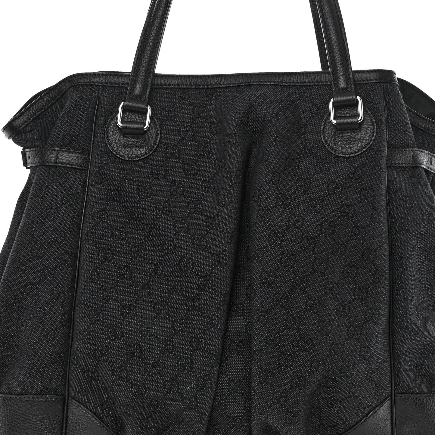 Monogram Full Moon Tote Black