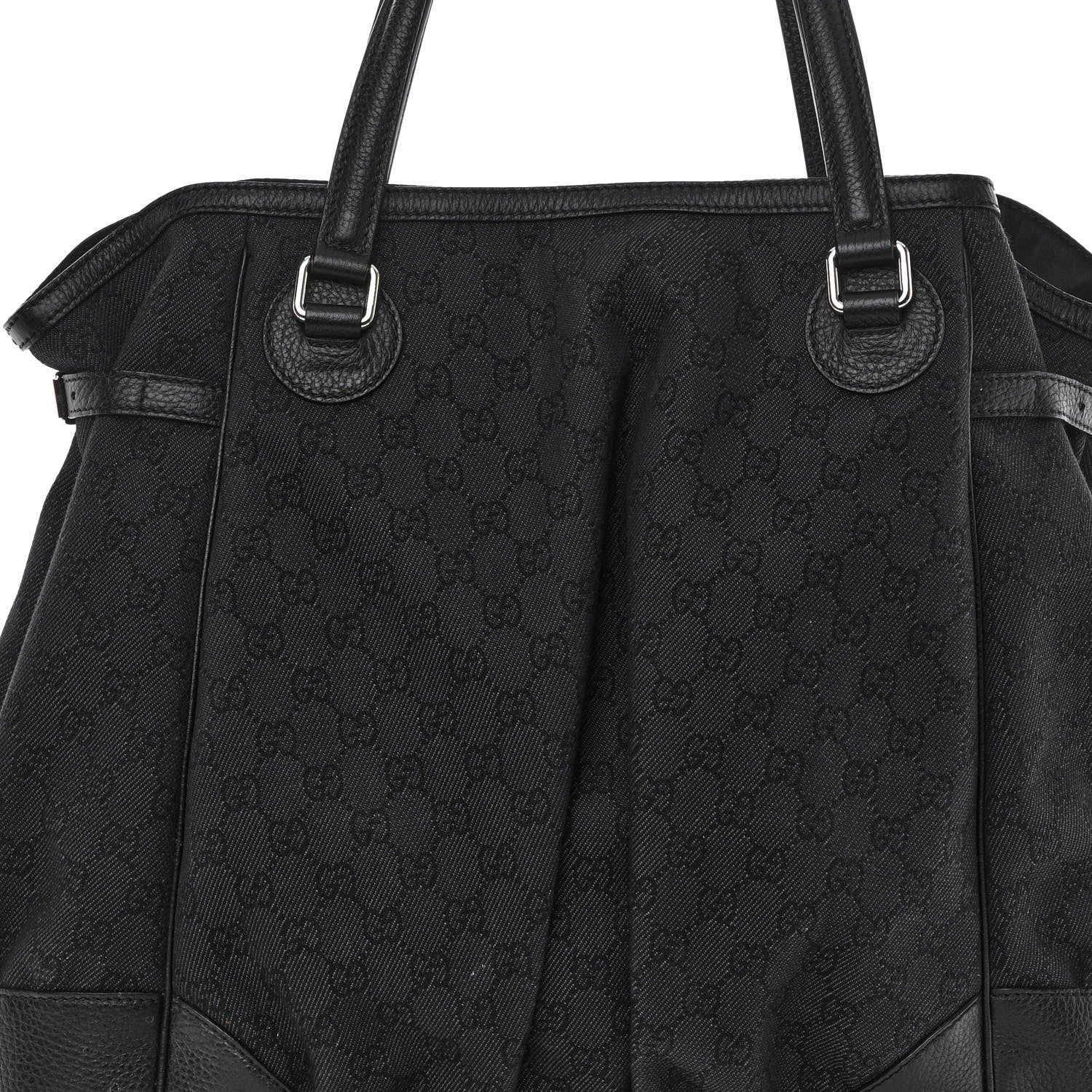 Gucci Monogram Full Moon Tote Black 7 of 9