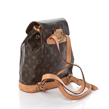 Louis Vuitton Monogram Montsouris MM Backpack 2 of 8