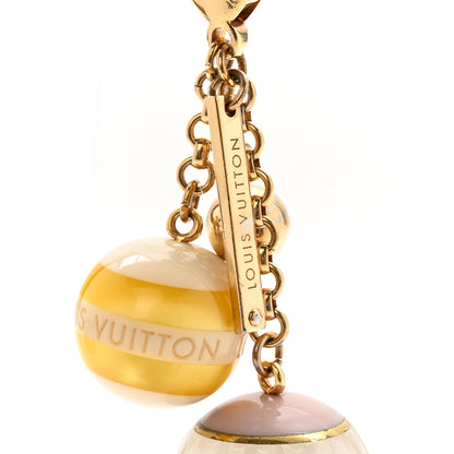 Louis Vuitton Mini Lin Croisette Bag Charm Yellow 3 of 7