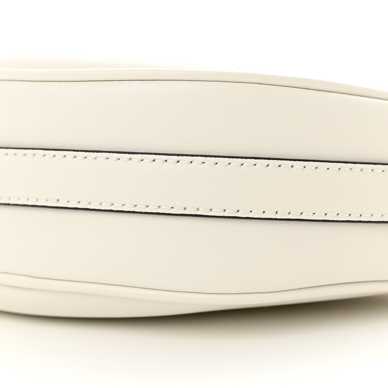 Prada Soft Calfskin Arque Shoulder Bag White 10 of 10