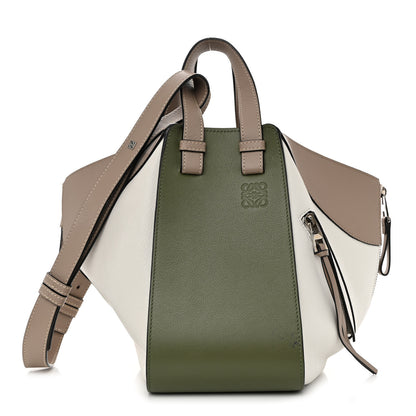 Loewe Calfskin Small Hammock Shoulder Bag Avocado Green Sand 1 of 11