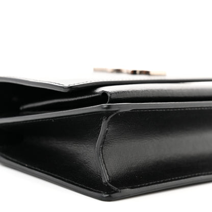Saint Laurent Calfskin Monogram Sunset Chain Wallet Black 9 of 12
