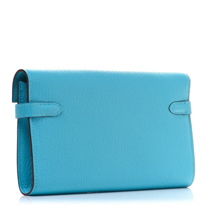 Hermes Chevre Mysore Kelly Longue Wallet 3 of 8
