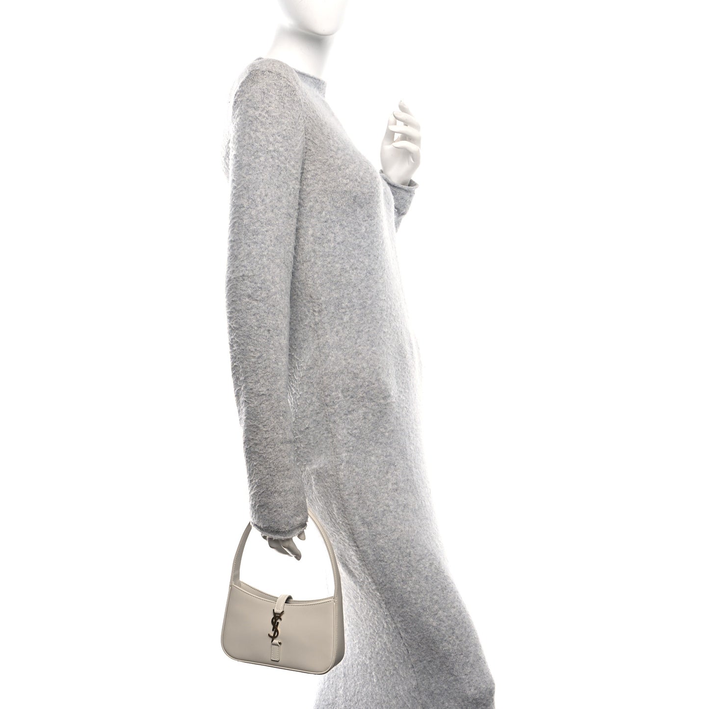 Smooth Calfskin Le 5 A 7 Mini Hobo Crema Soft