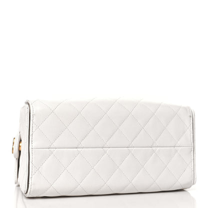 Chanel Caviar Quilted Small Chanel 25 Handbag White 4 of 10