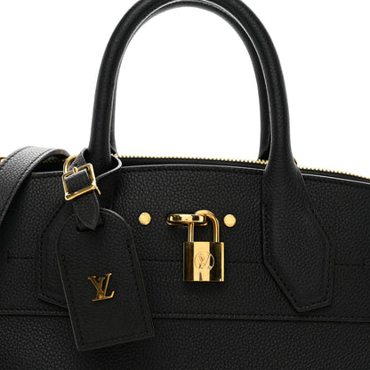 Louis Vuitton Taurillon City Steamer PM Black 12 of 14