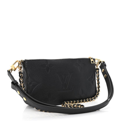 Louis Vuitton Empreinte Monogram Giant Multi Pochette Accessories Black 2 of 10