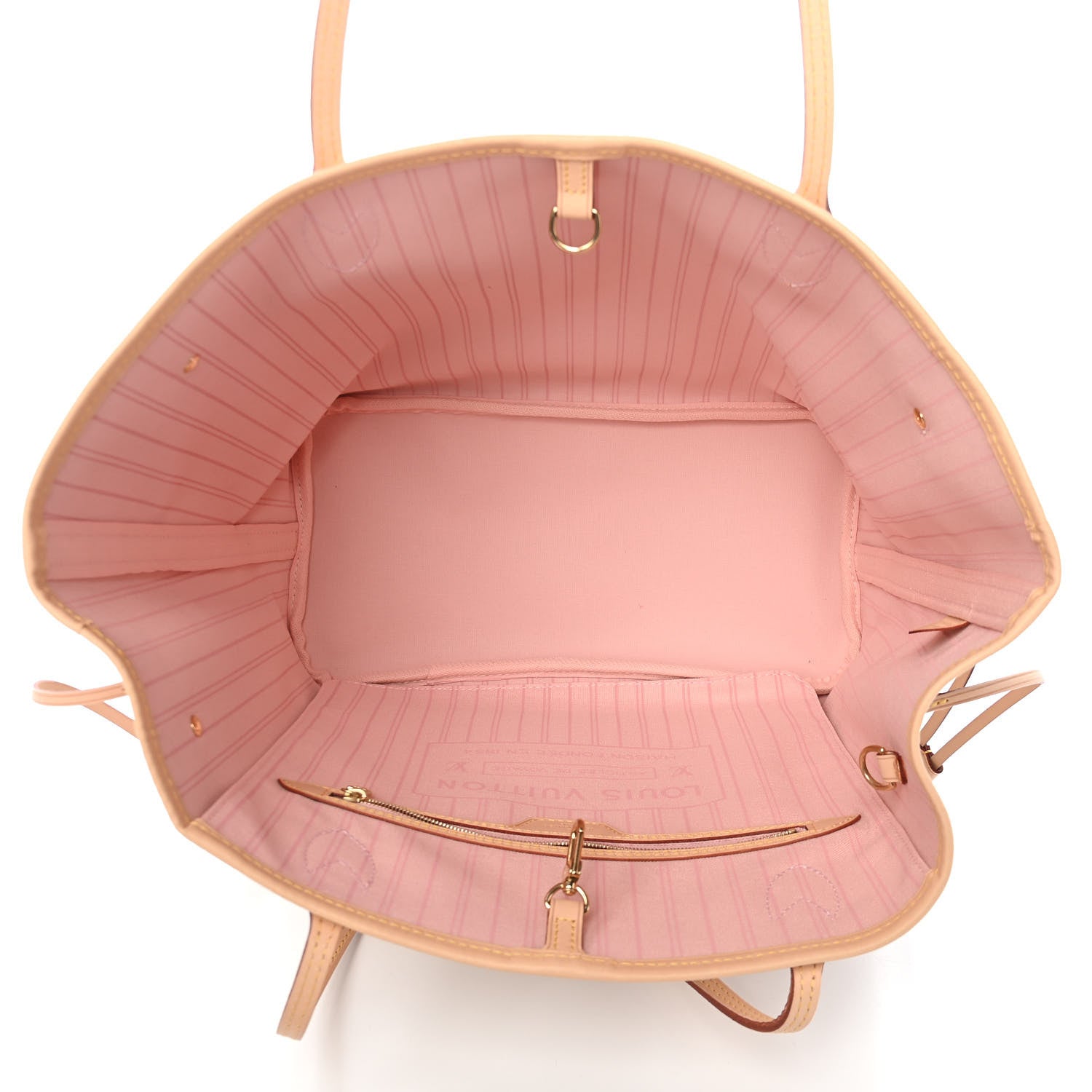 Louis Vuitton Damier Azur Neo Neverfull MM Rose Ballerine 6 of 11