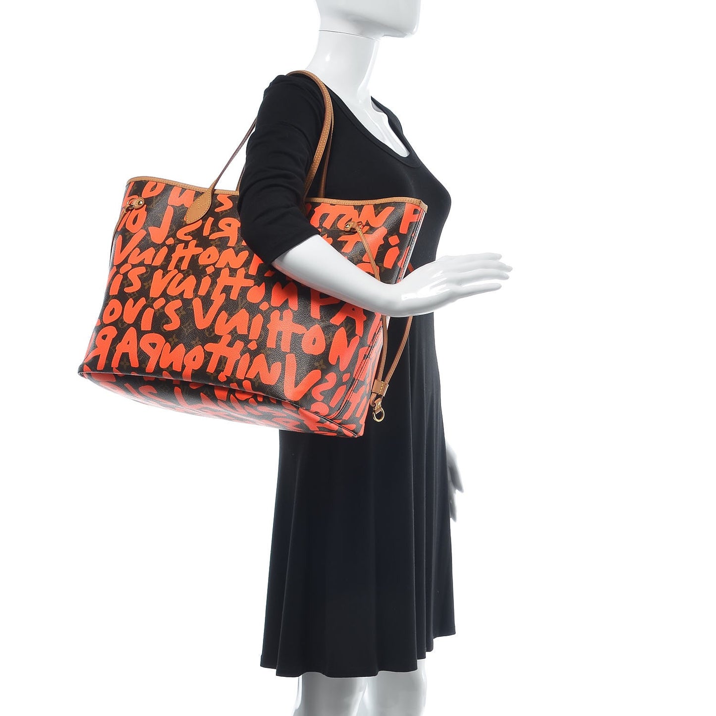 Monogram Graffiti Neverfull GM Orange