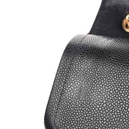 Chanel Caviar Quilted Jumbo Double Flap Black 8 of 16