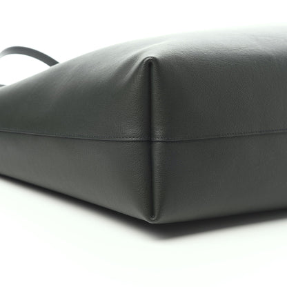 Saint Laurent Calfskin Large Shopping Tote Dark Green 7 of 11