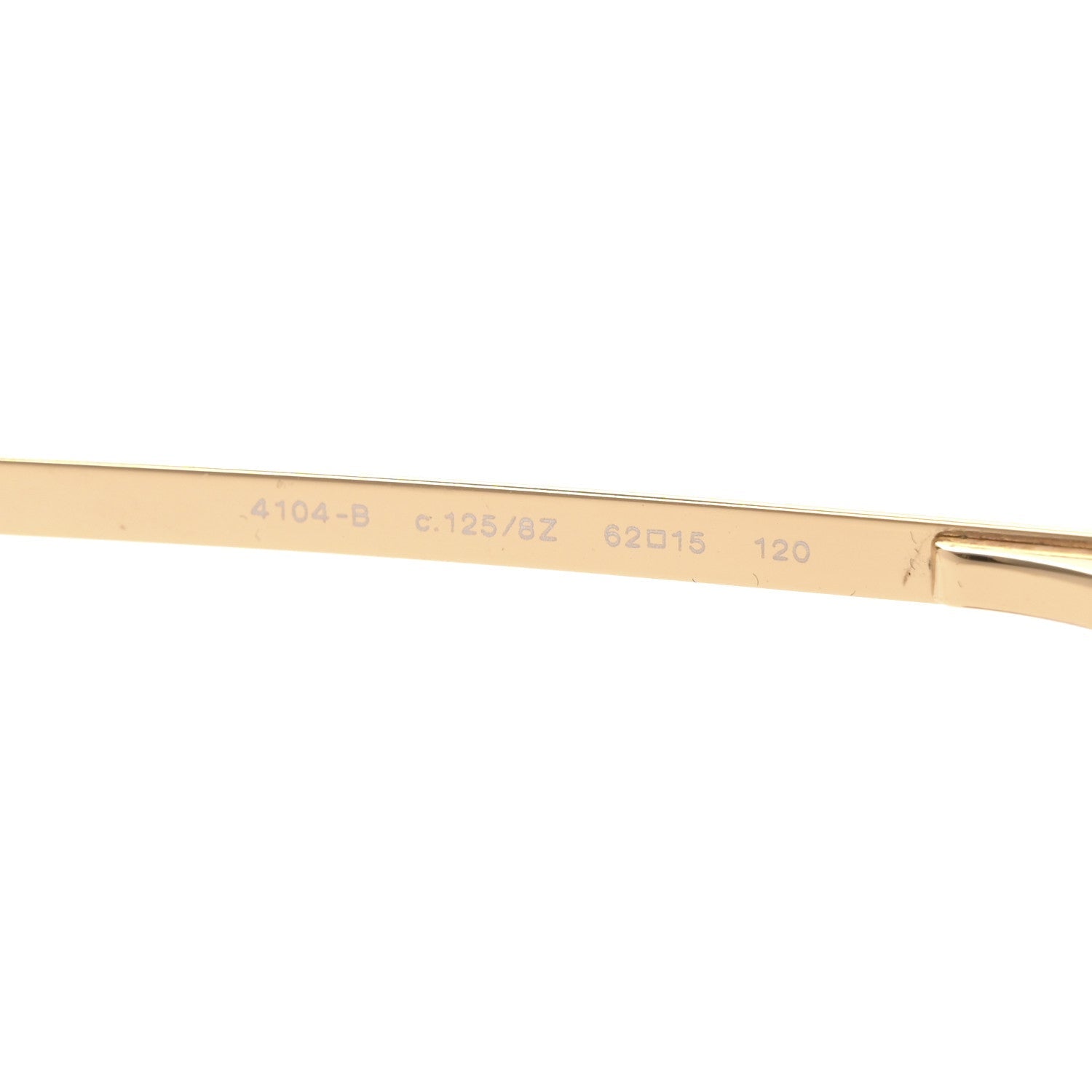 Chanel Crystal CC Logo Sunglasses 4104-B Gold 3 of 5