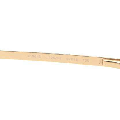 Chanel Crystal CC Logo Sunglasses 4104-B Gold 3 of 5