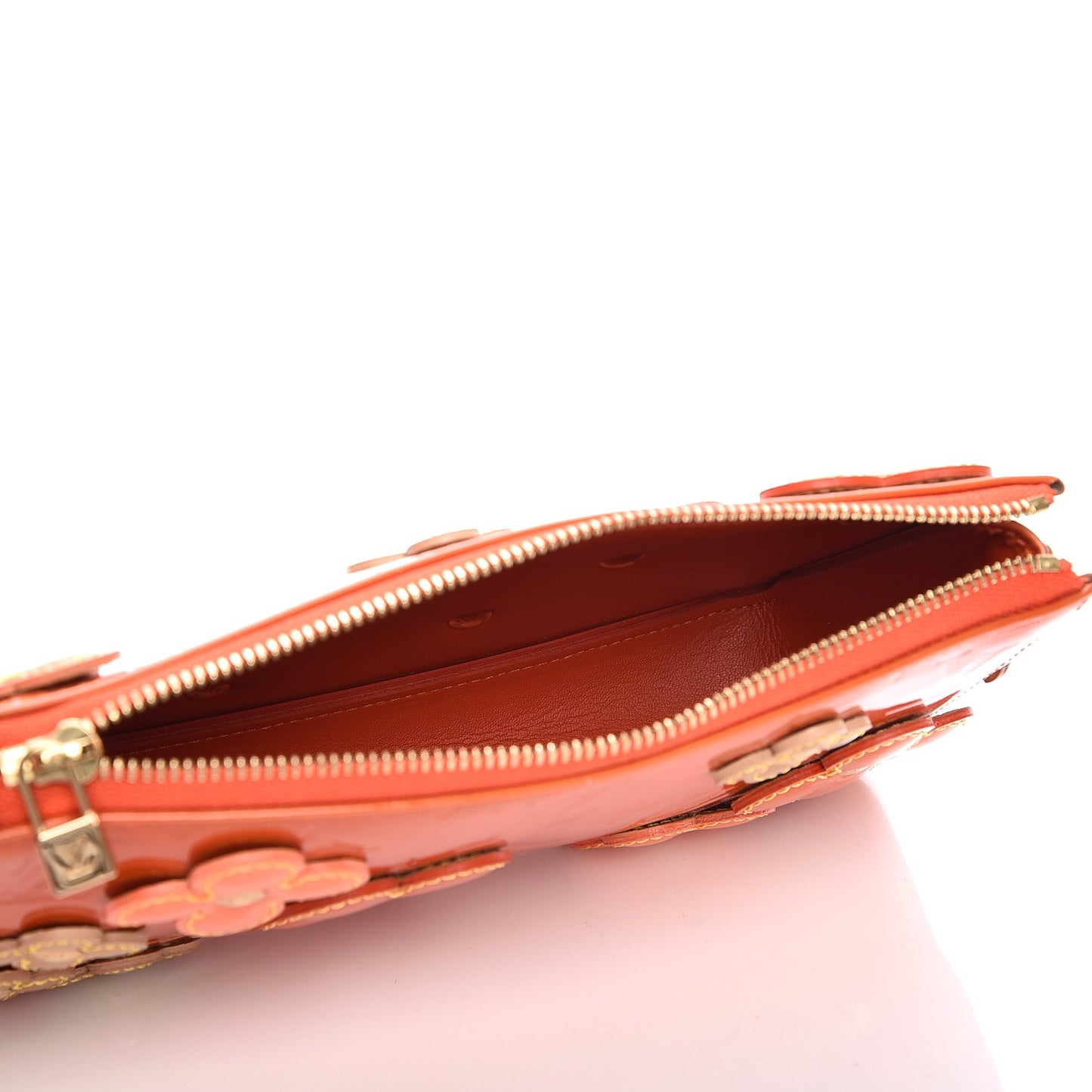 Vernis Lexington Fleurs Pochette Orange