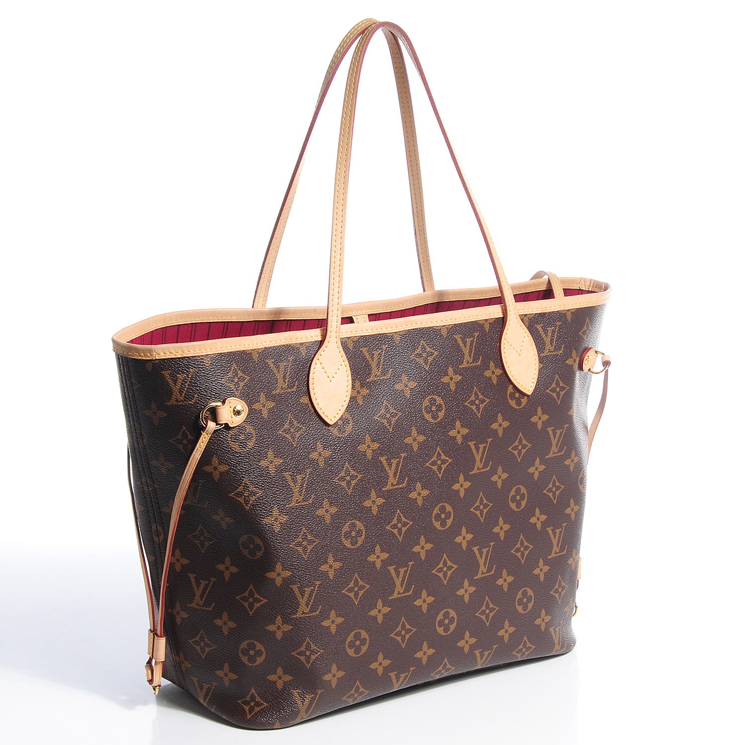 Louis Vuitton Monogram Neo Neverfull MM Fuchsia 3 of 8