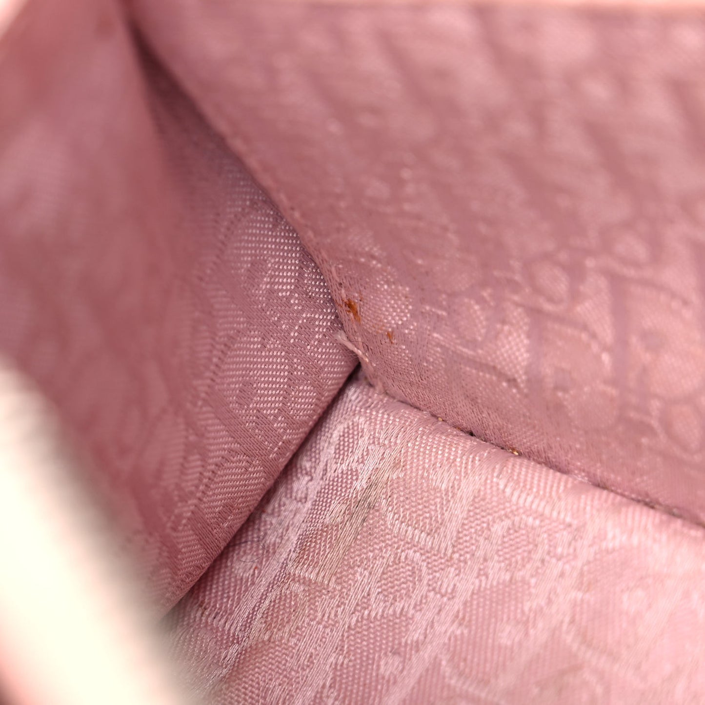 Lambskin Cannage Soft Lady Dior East West Light Pink