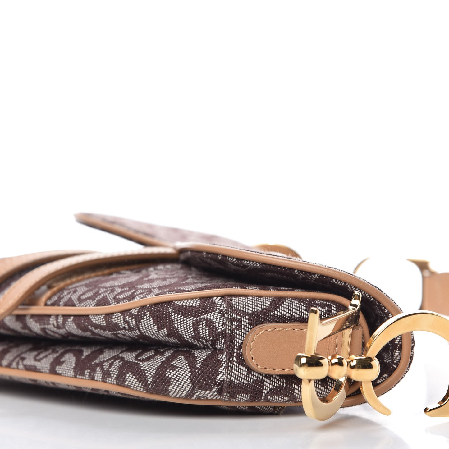 Monogram Saddle Bag Brown