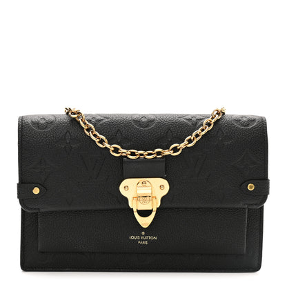 Louis Vuitton Empreinte Vavin Chain Wallet Black 1 of 9