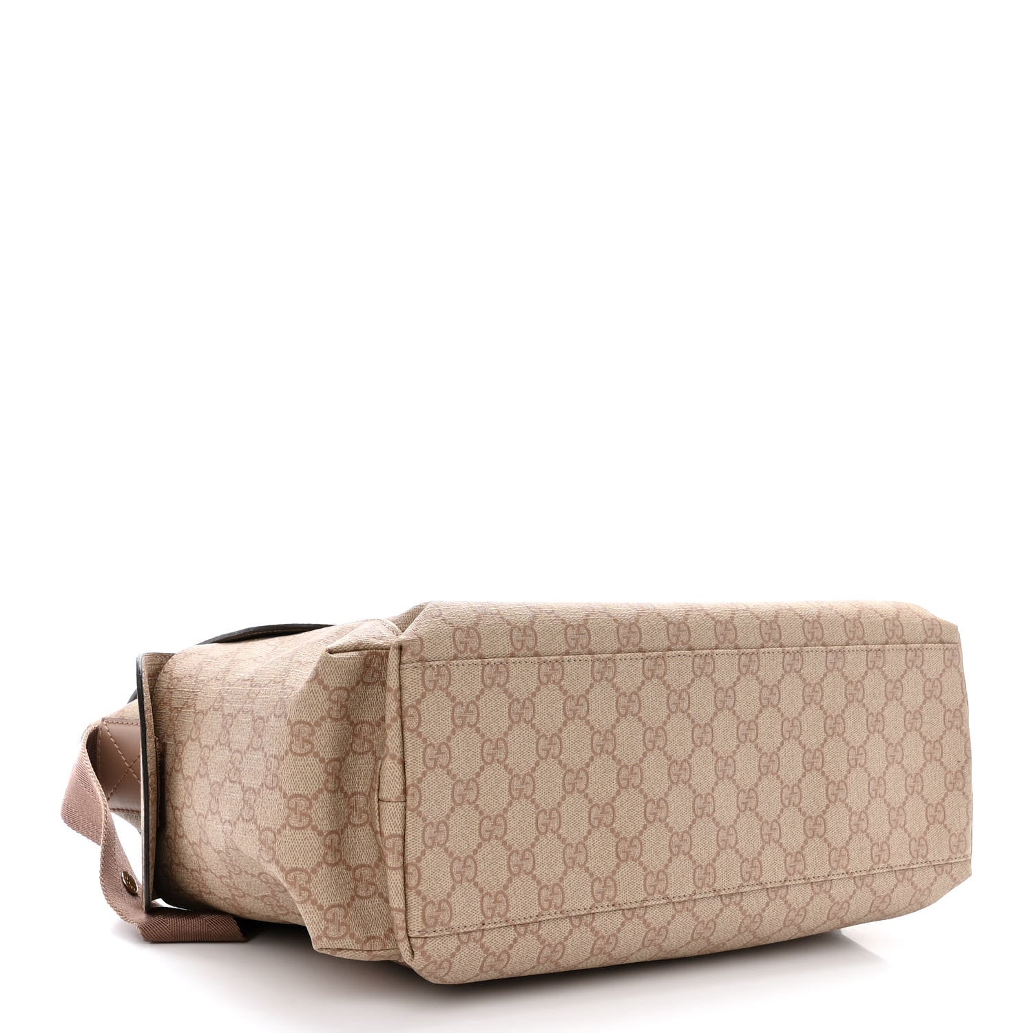 Gucci GG Supreme Monogram Messenger Diaper Bag Beige 4 of 10
