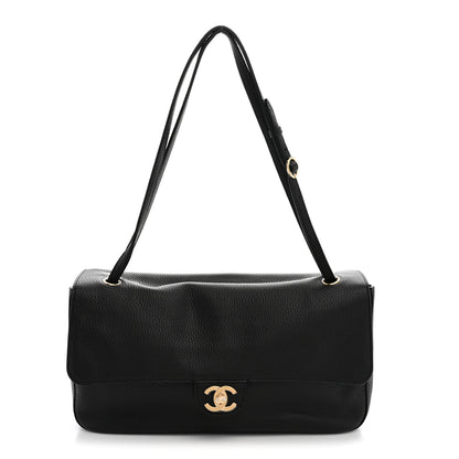 Chanel Grained Calfskin Small Souplissimo Maxi Flap Black 1 of 10
