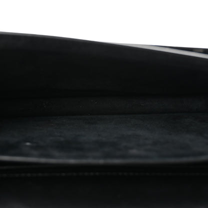 Saint Laurent Calfskin Medium Monogram Sunset Satchel Black 5 of 16