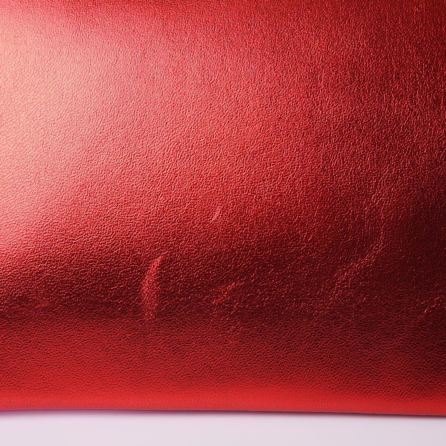 Saint Laurent Metallic Smooth Calfskin Letters Fold-Over Clutch Red Fuchsia 8 of 10