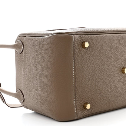 Hermes Taurillon Clemence Lindy 30 Etoupe 9 of 11