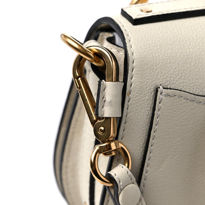 Chloe Calfskin Suede Small Nile Bracelet Bag Off White 12 of 12