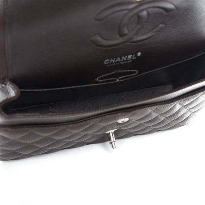 Chanel Caviar Quilted Medium Double Flap Brown 6 of 10