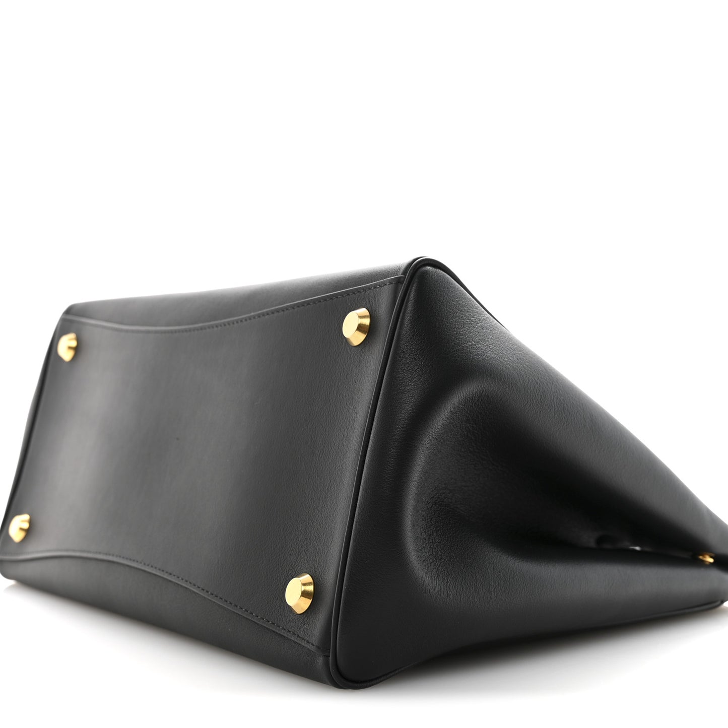 Smooth Calfskin Hampton Carry All Bag Black