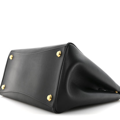 Balenciaga Smooth Calfskin Hampton Carry All Bag Black 10 of 10