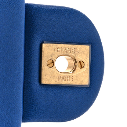 Chanel Lambskin Quilted Pearl Crush Mini Rectangular Flap Blue 7 of 11