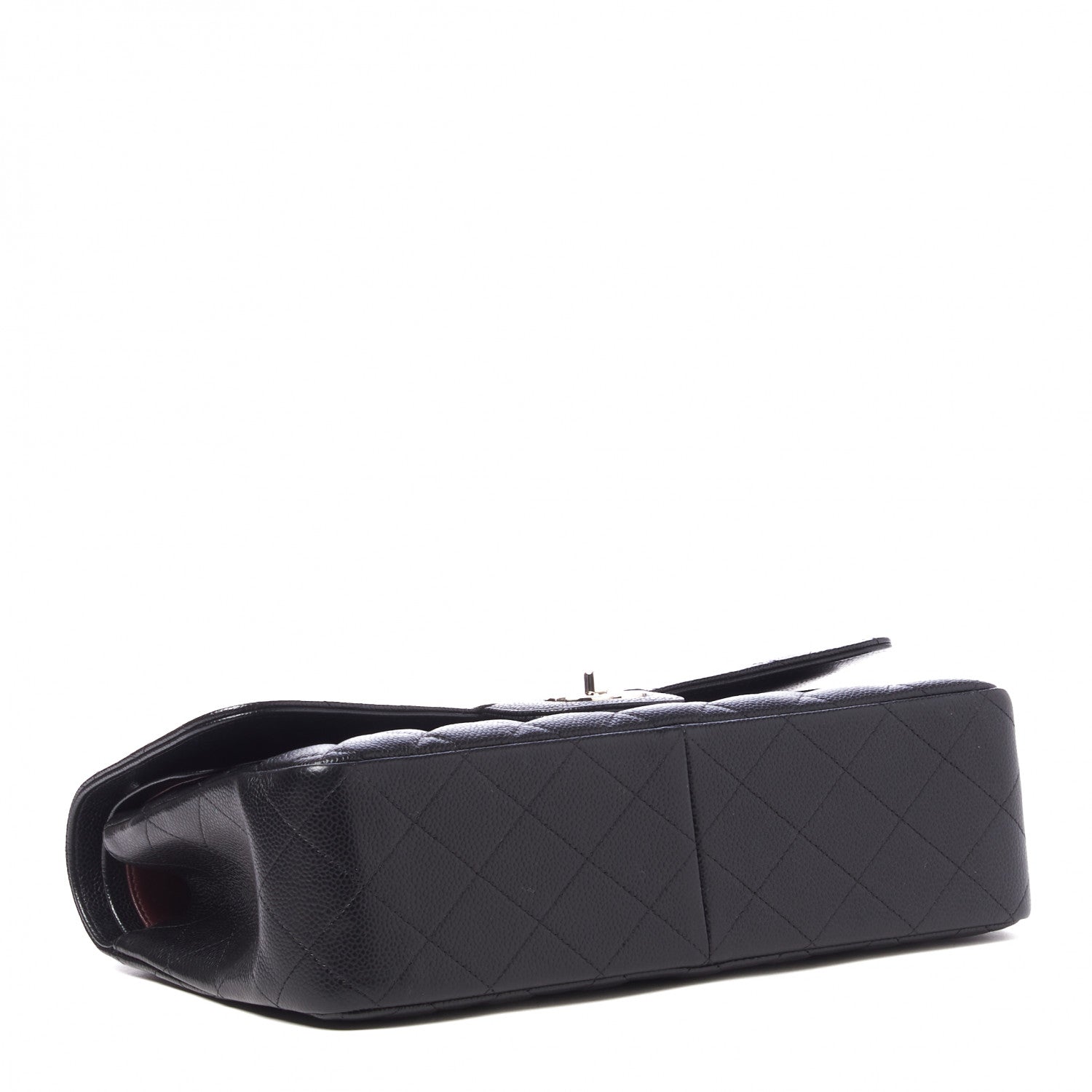 Chanel Caviar Quilted Jumbo Double Flap Black 4 of 10