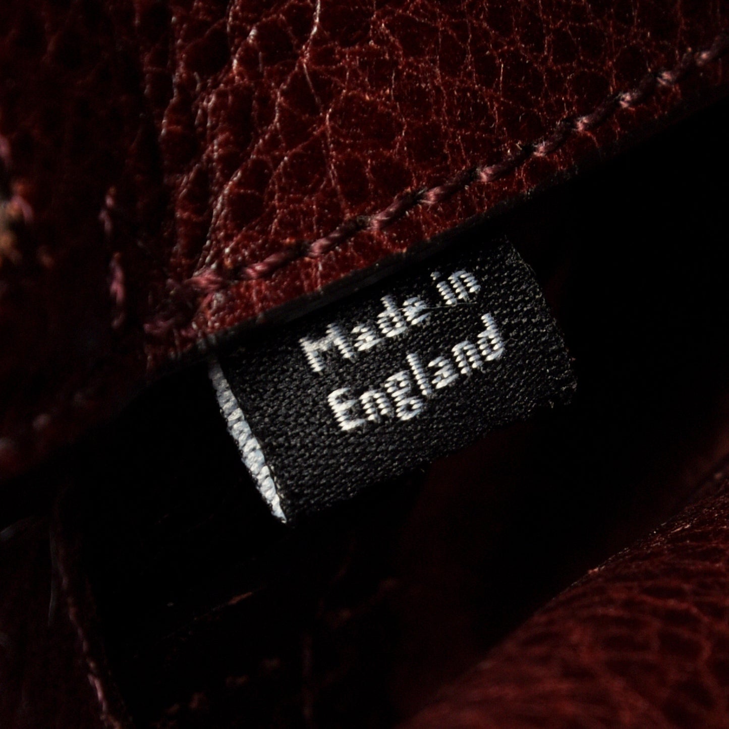 Natural Leather Cara Delevigne Convertible Satchel Oxblood