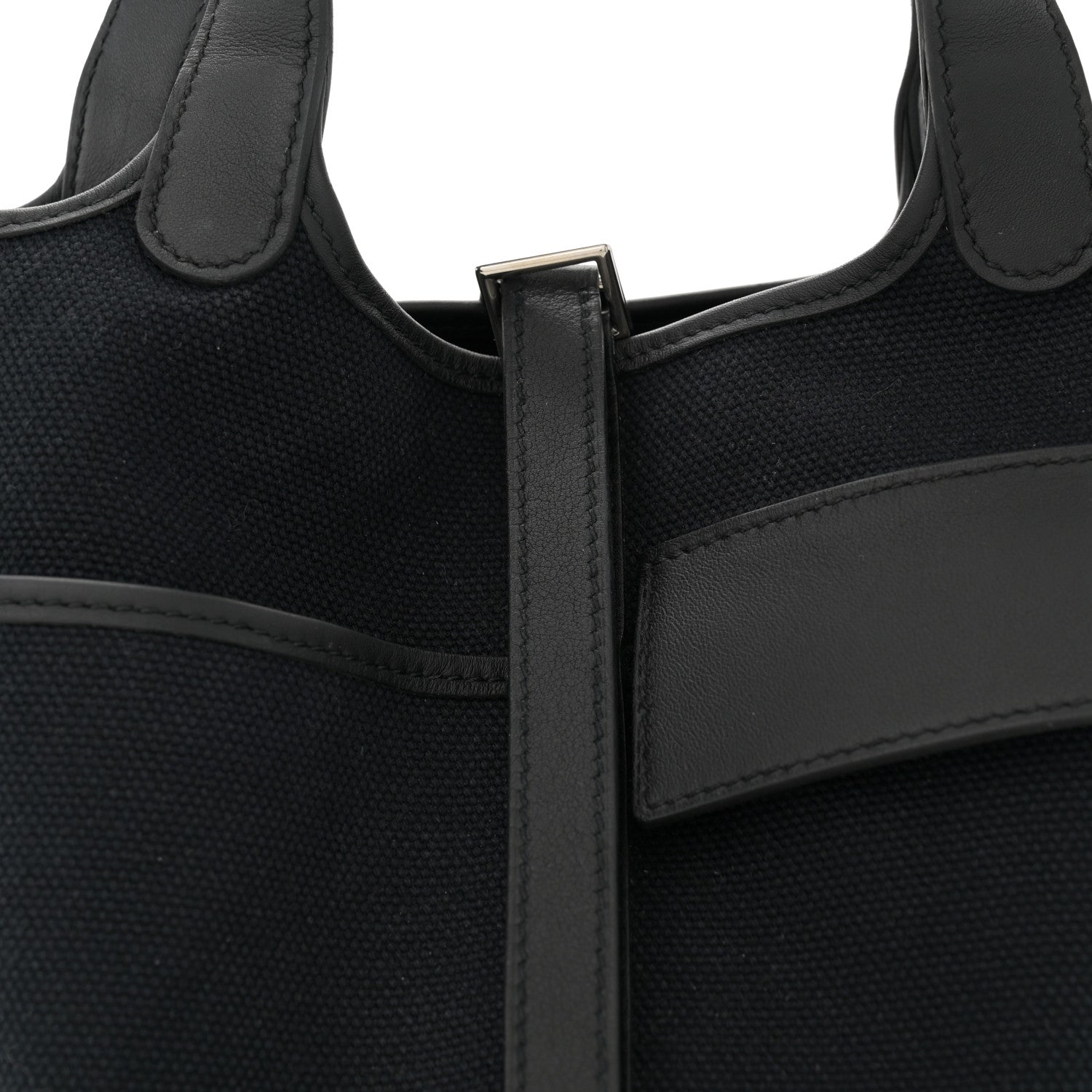 Hermes Toile Goeland Swift Cargo Picotin Lock 18 Black 8 of 11