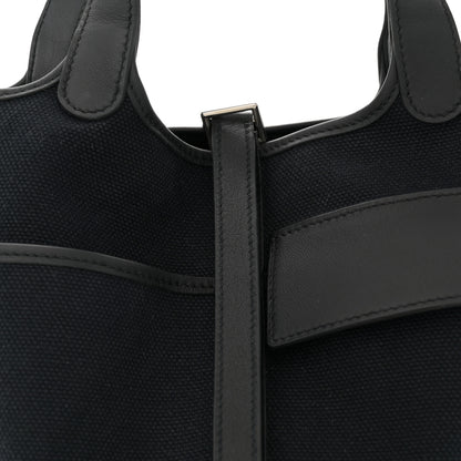Hermes Toile Goeland Swift Cargo Picotin Lock 18 Black 8 of 11