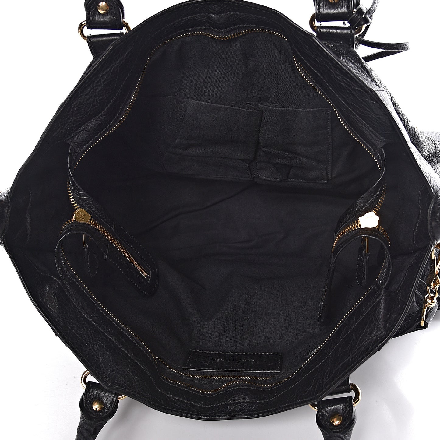 Agneau Giant 12 Gold Hardware Part Time Black