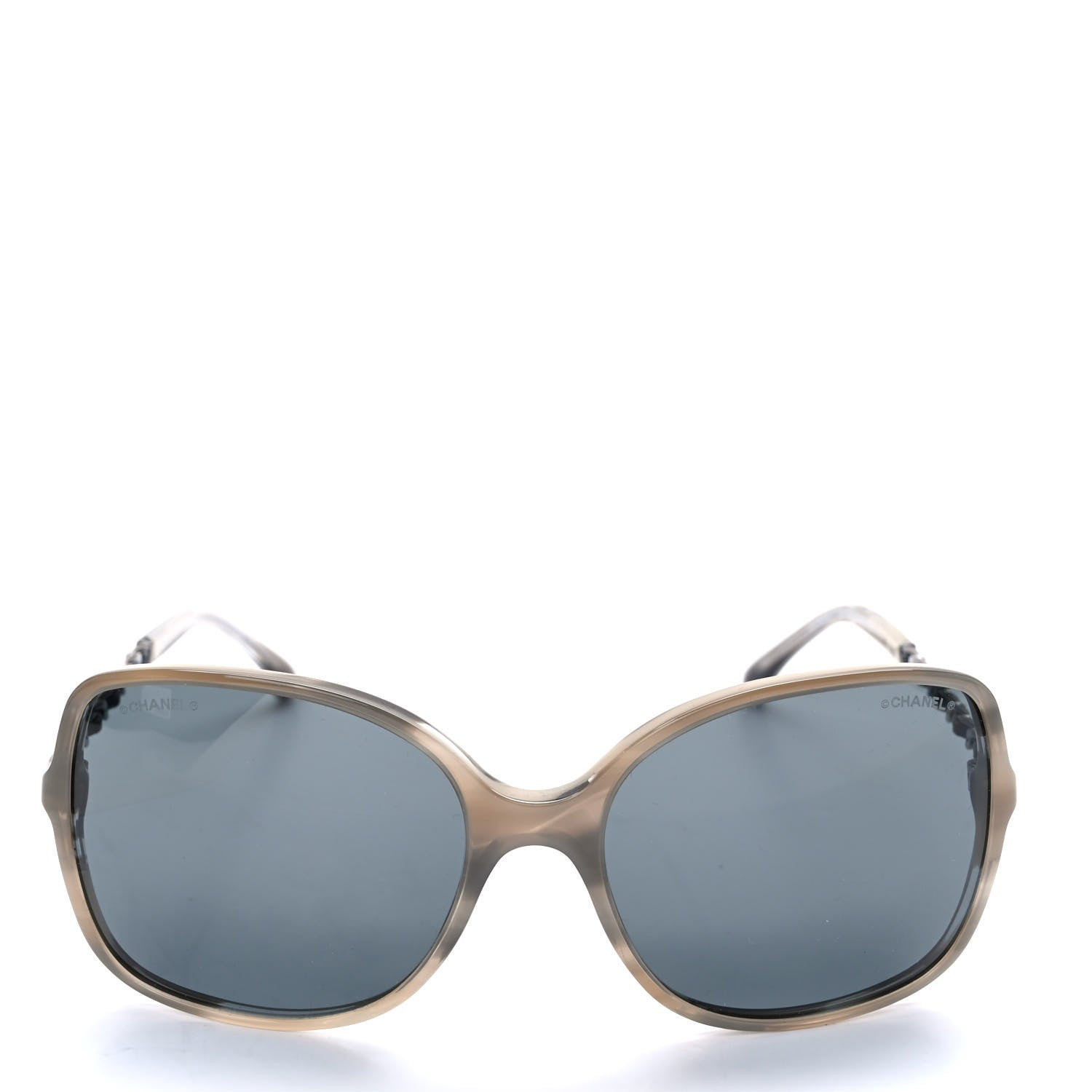 Chanel Lambskin Square Chain Sunglasses 5210-Q Grey 2 of 8
