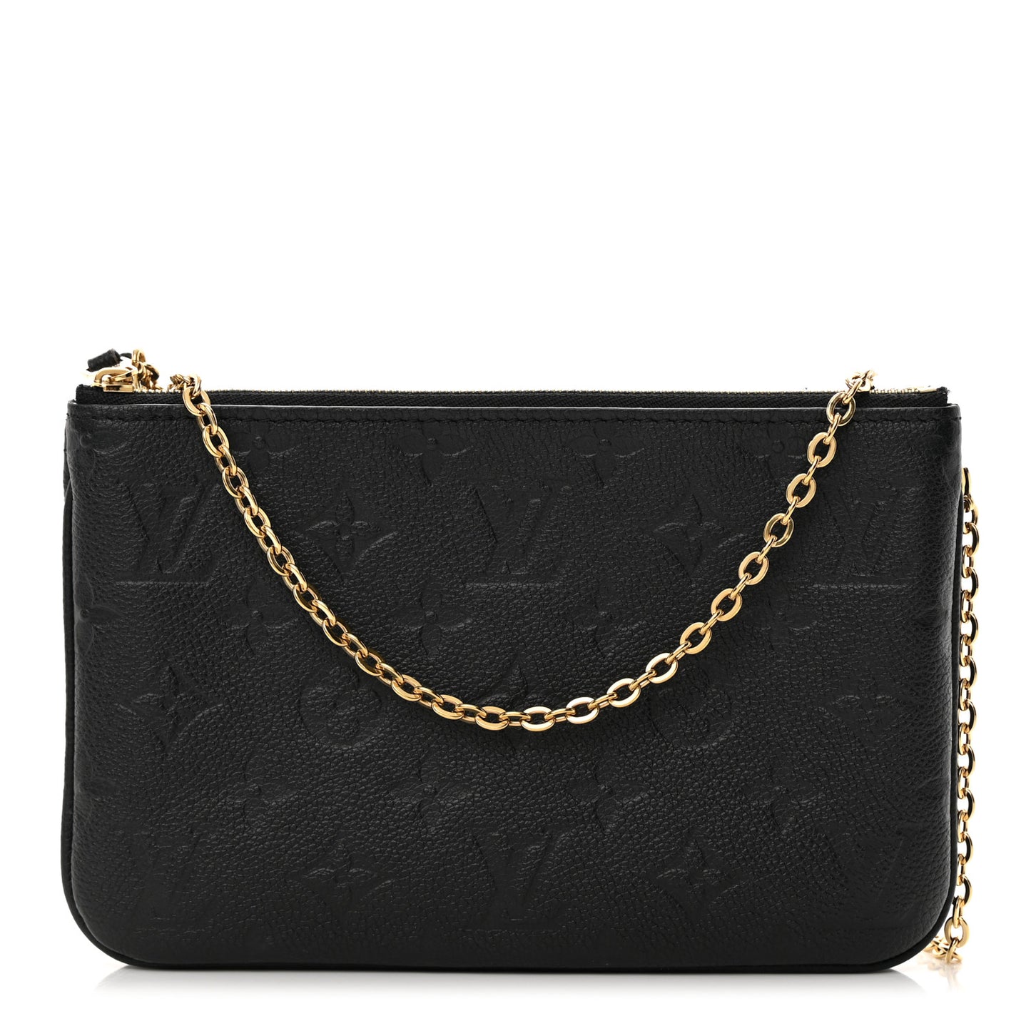 Empreinte Double Zip Pochette Black