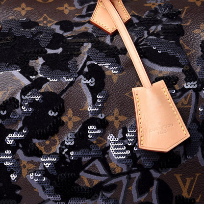 Louis Vuitton Monogram Fleur De Jais Sequins Speedy 30 10 of 10